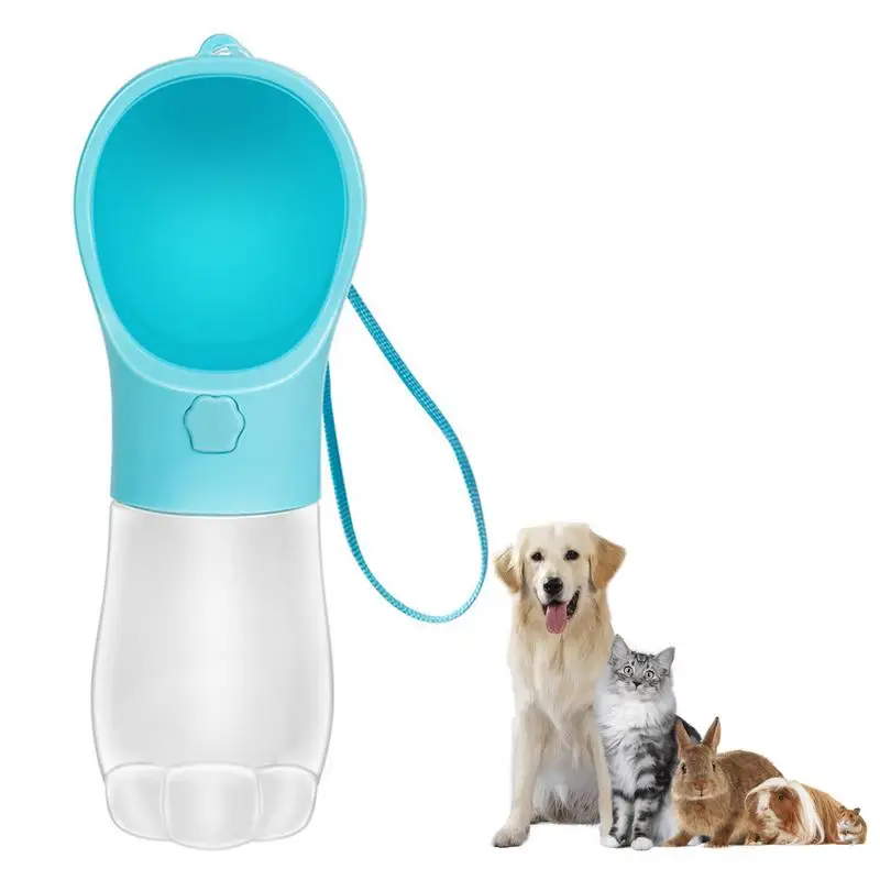 

Portable Dog Water Bottle Food And Water Container For Dog Pets Feeder Bowl Outdoor Travel Drinking Bowls Water Dispenser 350ml