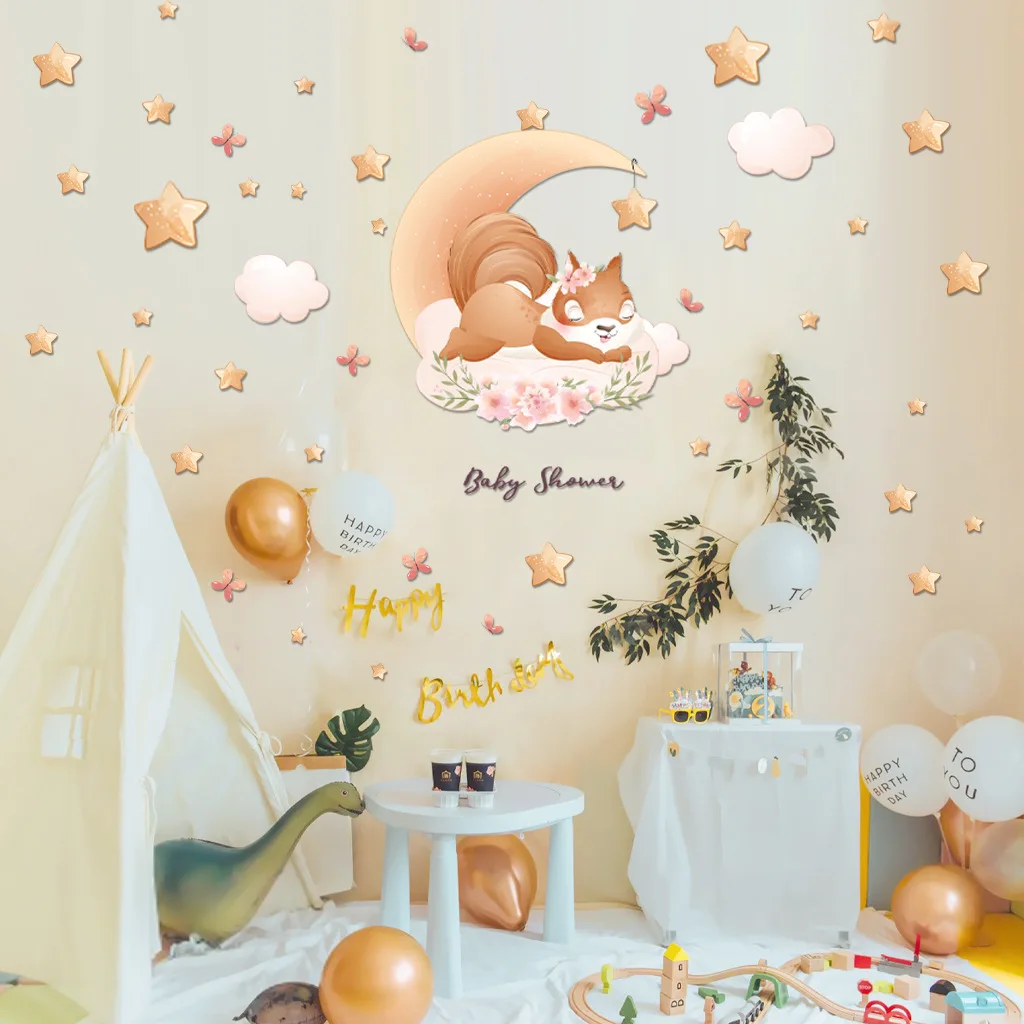 Виниловая фотография с изображением милой лисы