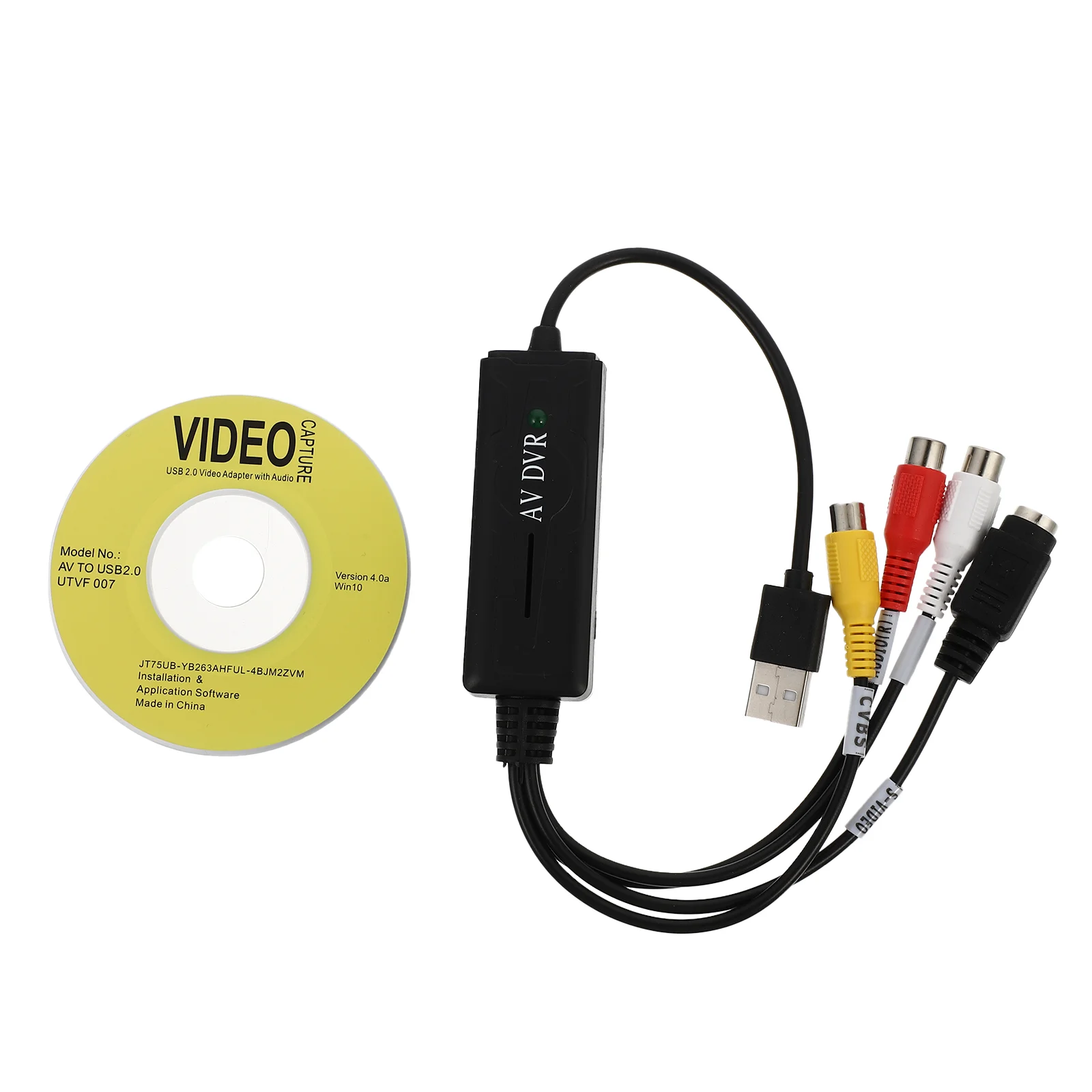 

USB Capture Card Road Monitoring Durable Video Converter USB-powered Audio 20 Abs Creative Switcher