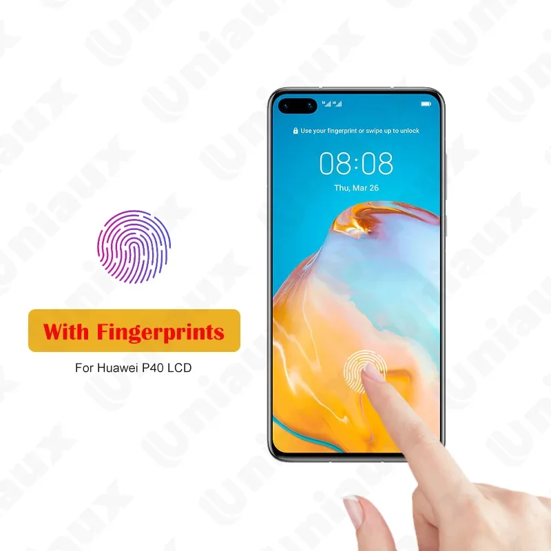 6 1 &quotдля Huawei P40 ЖК-дисплей ANA-AN00 ANA-TN00 ANA-NX9 ANA-LX4 Дисплей Сенсорный экран для Запасные
