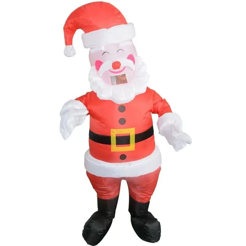 

Santa Claus Inflatable Costume for Adults Christmas Party Blow Up Suit Halloween Anime Cosplay Carnival Festival Clothing Funny