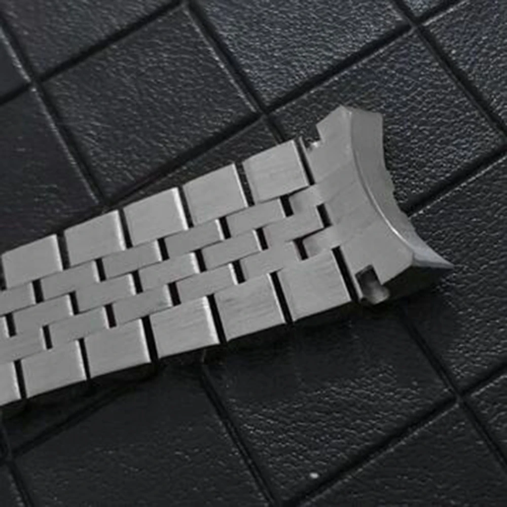 20MM Stainless Steel Medium Light/Five Beads Strap Watchbands for 39MM Oyster Perpetual Case