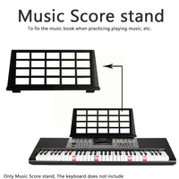 Keyboard Music Score Stand Sheet Musical Instrument Parts Portable Durable Holder Suitable For Electronic Organ Q3z0