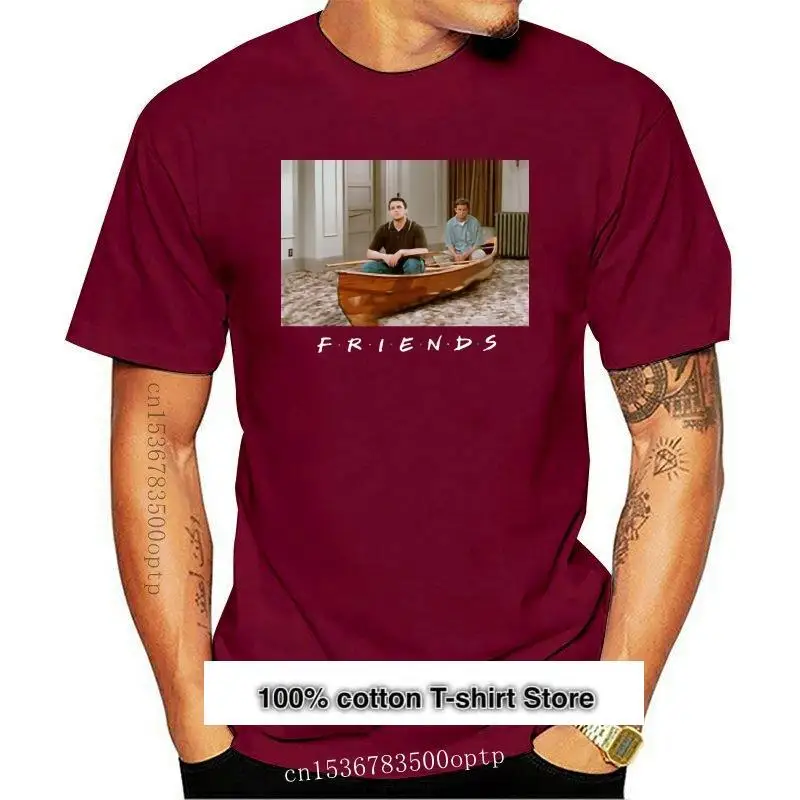 

Camiseta con estampado informal de alta calidad para hombre, camisa masculina con estampado de barco, con diseño de los Amigos