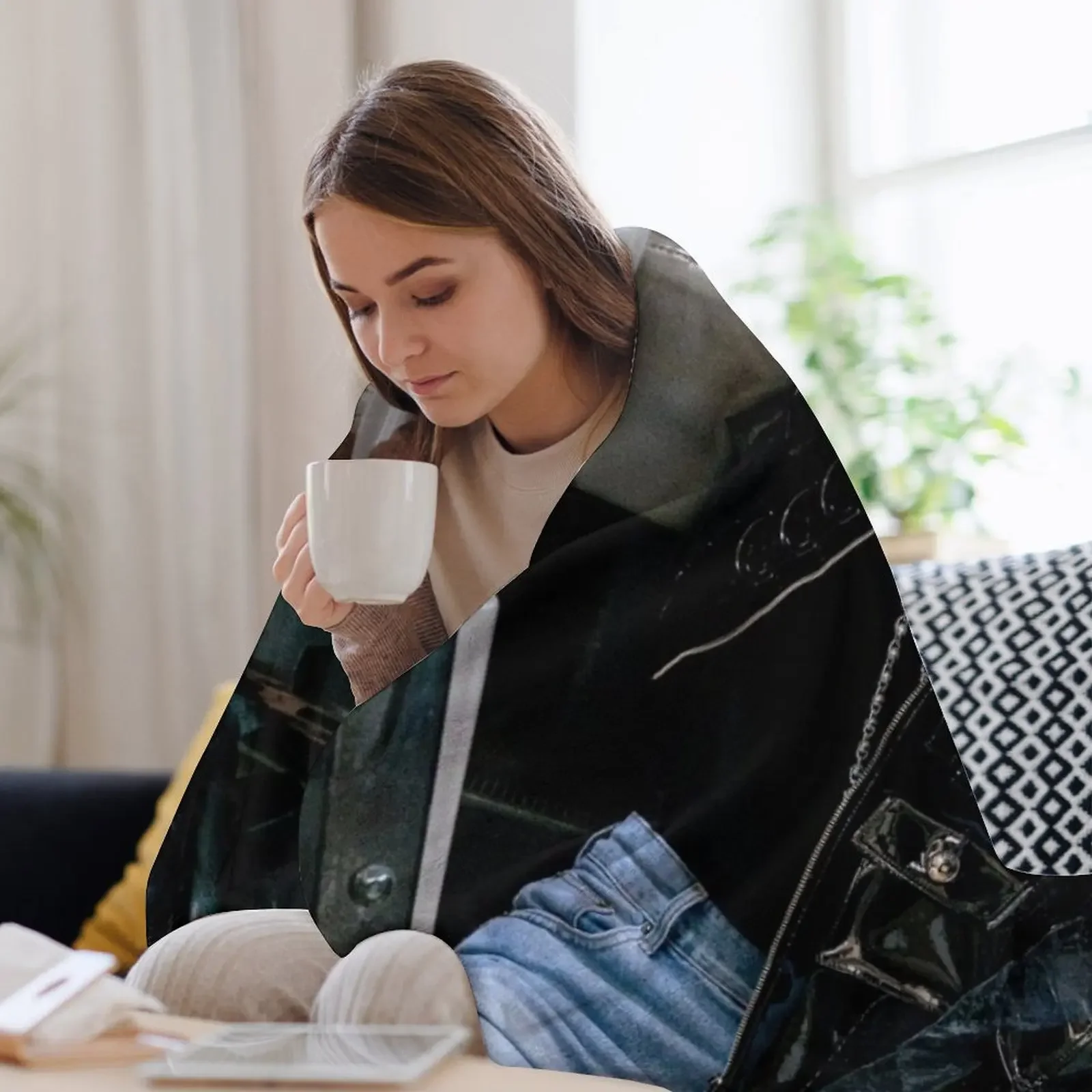 ATEEZ SEONGHWA THE WORLD EP.1 : ФИЛЬМ ГЕРИЛЛА Плед Декоративные диваны Детские одеяла