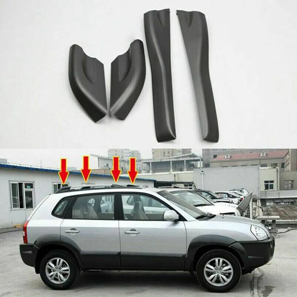 

Auto Roof Rack End Cover Auto Exterior Parts Black Durable For Hyundai Tucson Plastic Roof Rack End Cover None