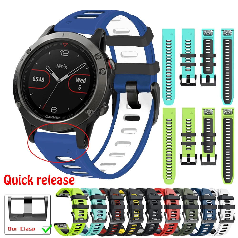 

Спортивные силиконовые ремешки для Garmin Vivoactive 3, ремешки Venu 2S 2 Plus Forerunner 245 645M 255S 3/Move 3 Luxe, браслет