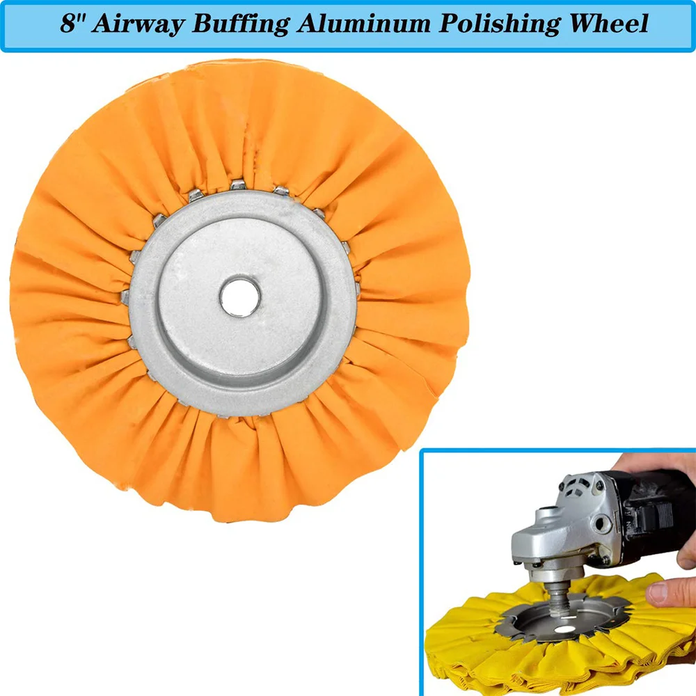 3 шт. 8-дюймовый полировальный круг для дыхательных путей 5/8-дюймовое отверстие