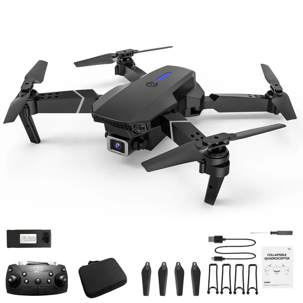 

E525 Quadcopter WIFI FPV Drone With Wide Angle 4K Camera Height Hold RC Foldable Quadcopter Dron Gift Toy