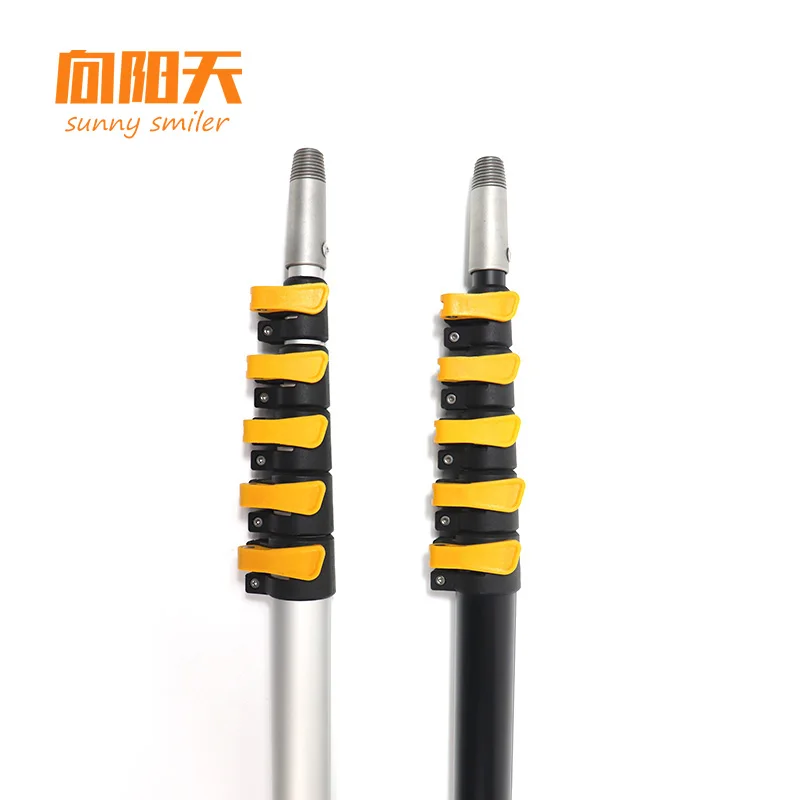 Телескопический алюминиевый удлинитель 12/15/20 футов тяжелая ручка выдвижная для
