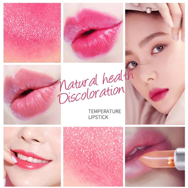 Набор губной помады 6 шт. меняющая цвет макияж желе кристально чистый стойкий