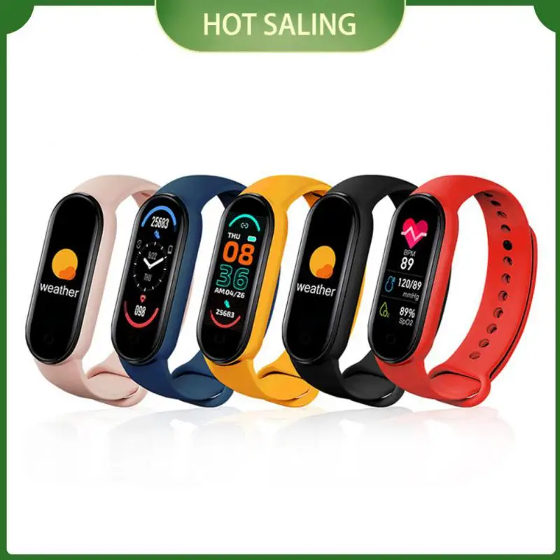 Smart Bracelet Color Screen IP68 Waterproof Heart Rate Blood Pressure ...