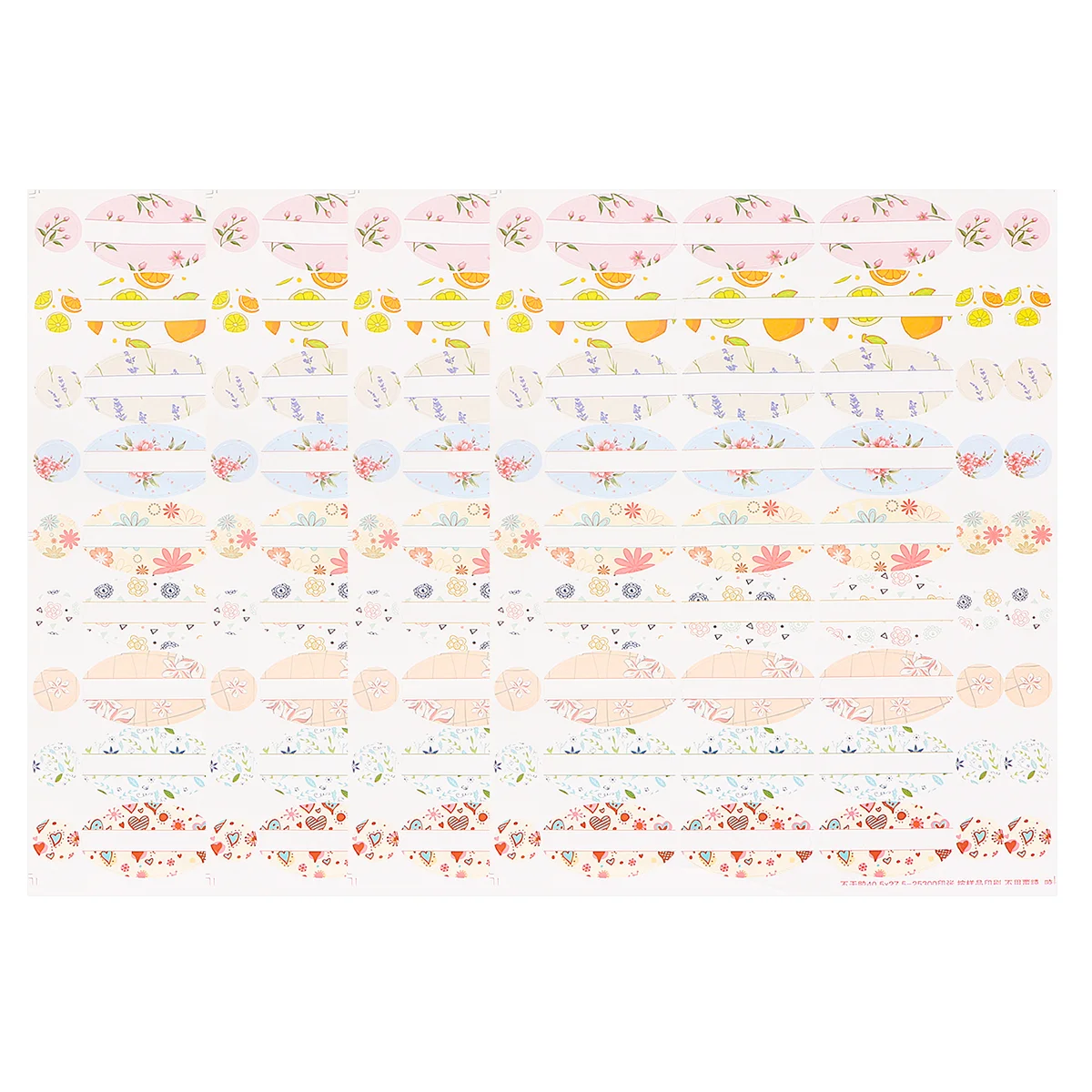 5 arkuszy samoprzylepnych naklejek na olejki eteryczne do zapisu etykiet butelki perfum naklejki бирки opakowania biznesowe