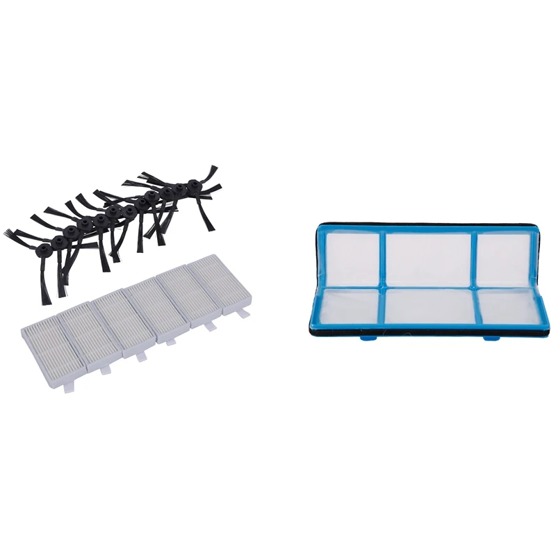 

Боковая щетка 12X, набор фильтров HEPA 6X для CHUWI Ilife V5S, V5, X5 Ilife, V3S, V3S Pro, V3L, V5S и 1X, основной пылевой Hepa-фильтр