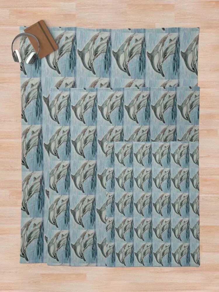 Уроки дельфина пледы одеяла украшения для диванов мягкие