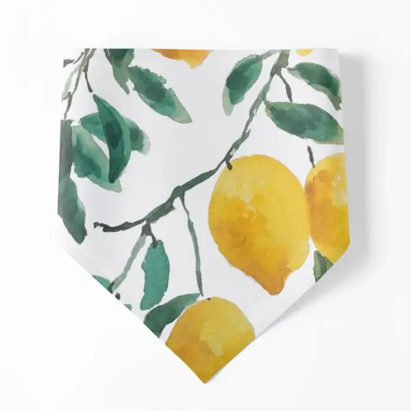 

Желтая лимонная Бриллиантовая бандана, костюм для праздника, вечеринки, Рождественский принт, бриллиантовый шарф, кошачий платок