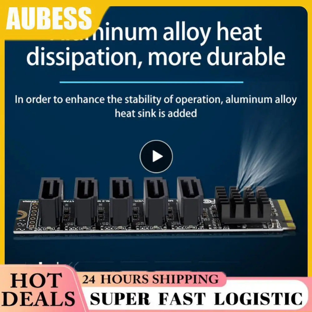 

Universal Ph56 M.2 Computer Expansion Card Saving Mode 6g 5 Port Hard Disk Expansion Adapter Jmb58 Supports Pm Adapter Card