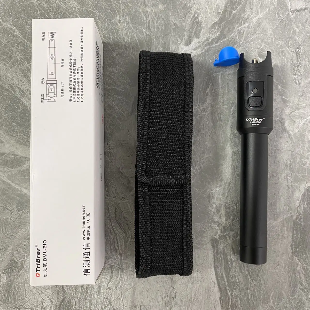 TriBrer BML210 10mw 20mw 30mw VFL Fiber Optic Visual Fault Detector Pen 10KM 20KM 30KM Optical Fiber Test Pen Light Pen Locator