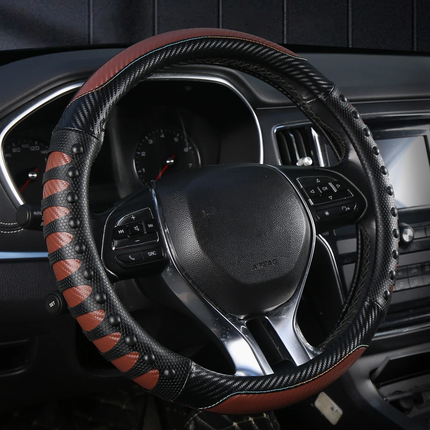 Фото Чехлы на руль автомобиля для Toyota Prado 120, Camry 40, Land Cruiser 100, Fortuner, RAV4 2018, Corolla 2005