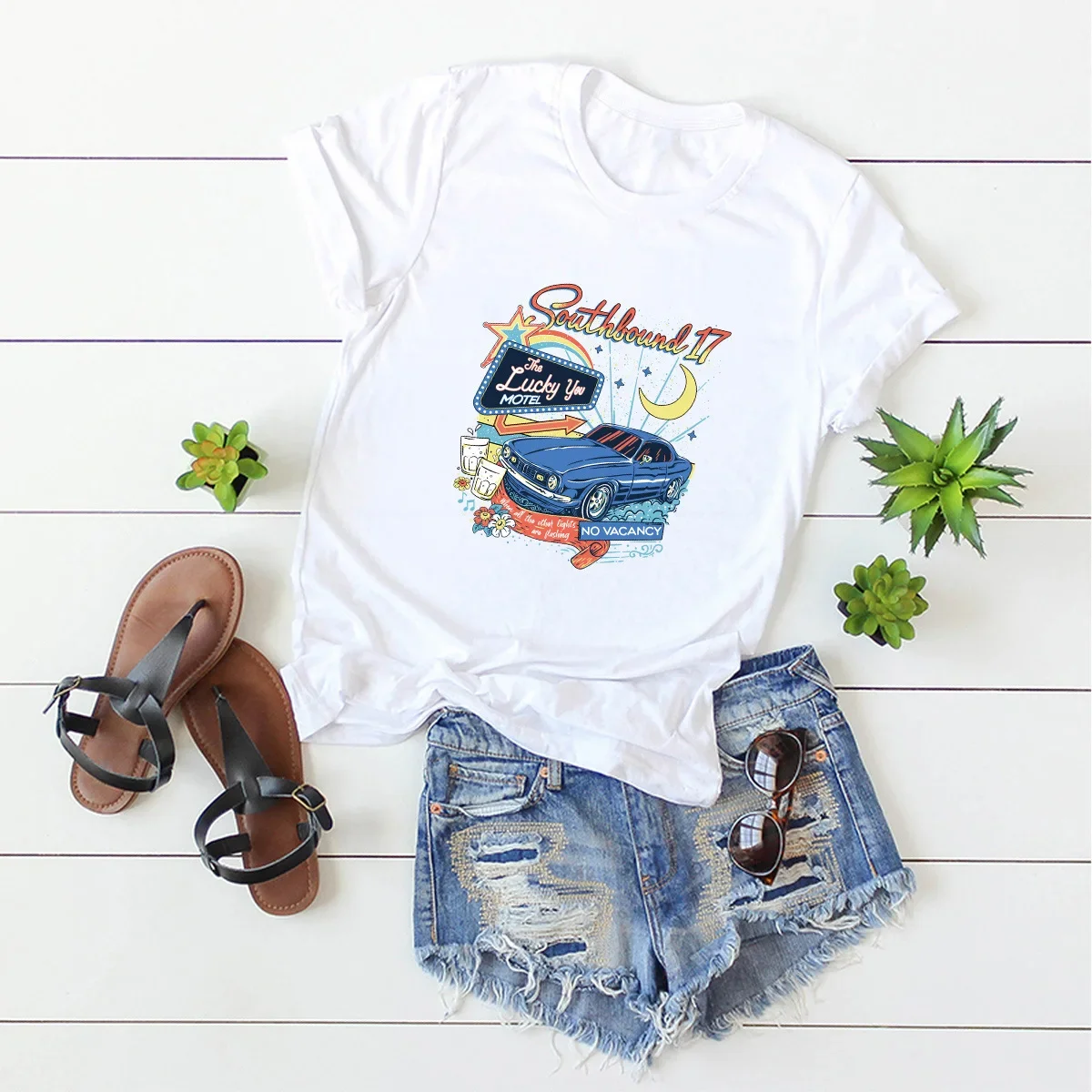 2021 уникальная женская футболка с буквенным принтом Amazon WISH быстрая распродажа