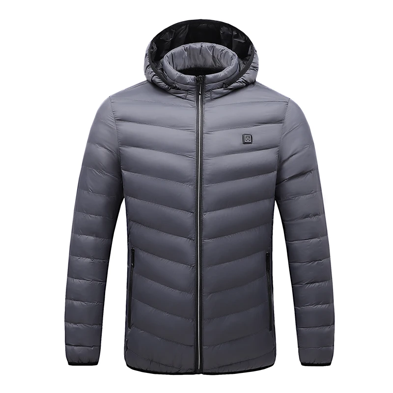 2023Intelligent temperature control USB rechargeable heated cotton jacket warm down cotton jacket electric heating jacket