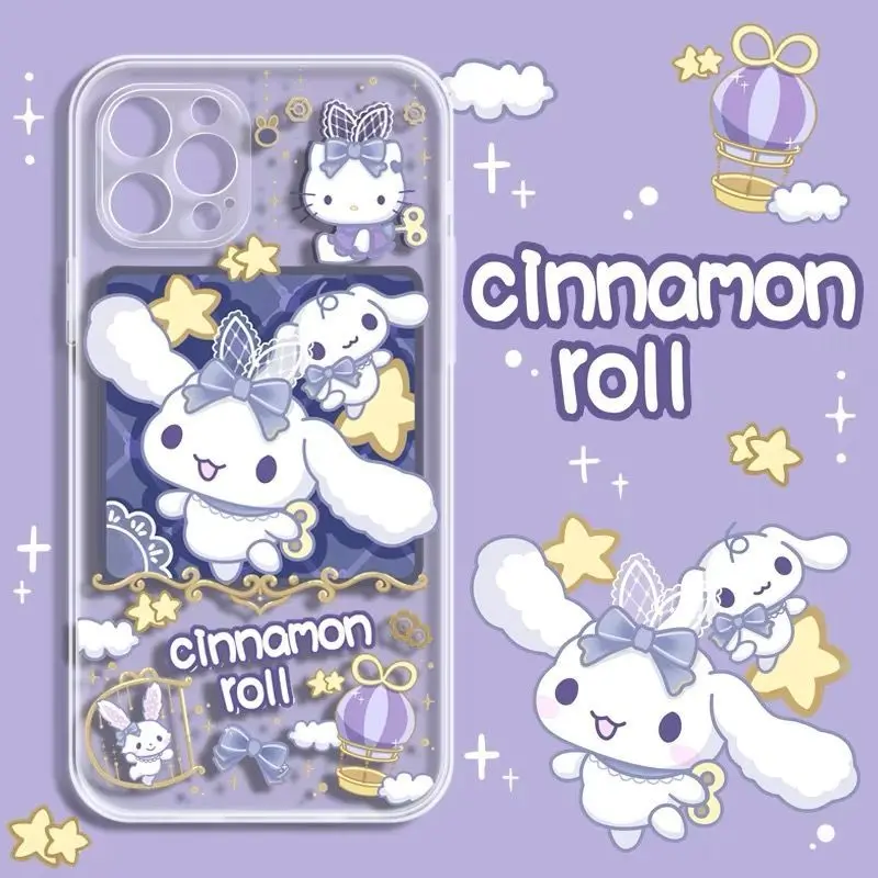 

Kawaii Cinnamorol Iphone Phone Case Cartoon for Iphone 12 13 Mini 11 Pro Max Xr X Xs Max All-Inclusive Anti-Drop Phone Case