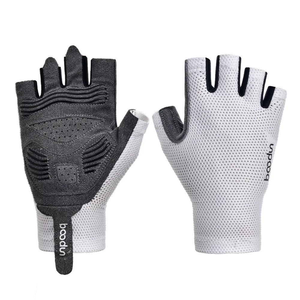 

BOODUN Half-finger Bike Cycling Gloves Breathable Anti-shock Summer Sport Wear-resistant Road Bicycle Racing Glove For Men Women