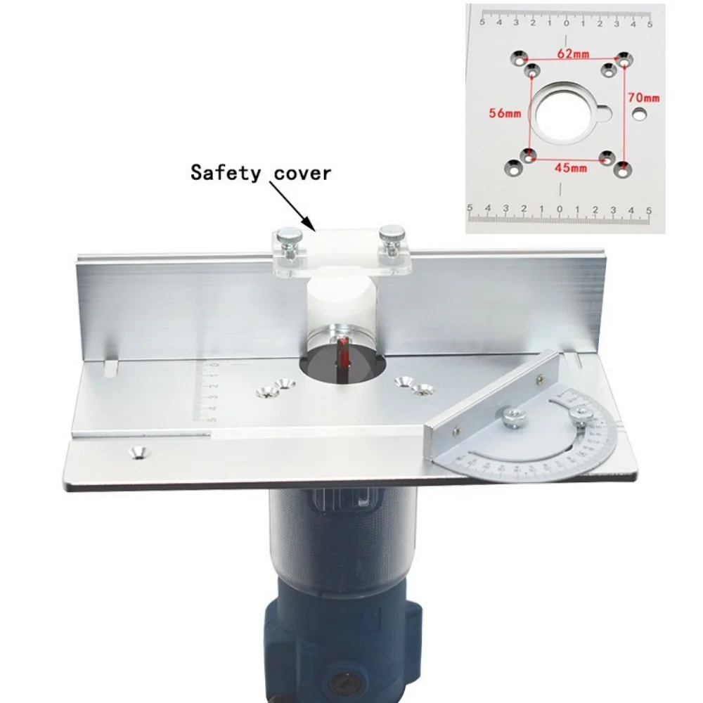 Алюминиевый фрезерный стол вставная пластина деревообрабатывающий триммер