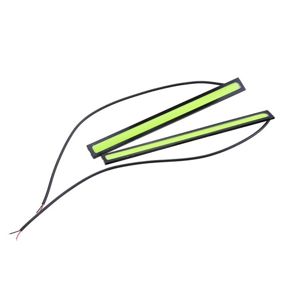 Автомобильный светодиодный фонарь Cob DC 12 В DRL дневного вождения противотуманный