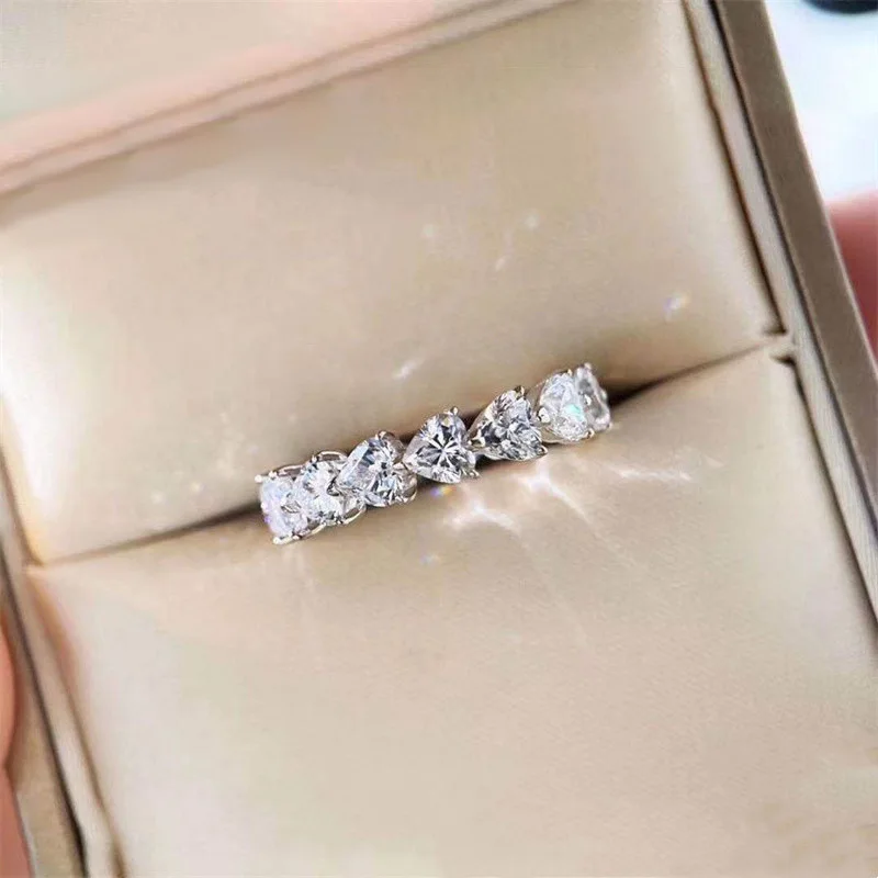 

Новинка, кольцо из стерлингового серебра S925 пробы, простое и роскошное, с высококачественным универсальным кольцом на указательный палец для женщин
