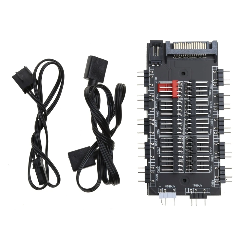 5 в 3Pin контроллер RGB AURA и 4-контактный телефон с 10 портами ARGB беспроводной ИК-пульт