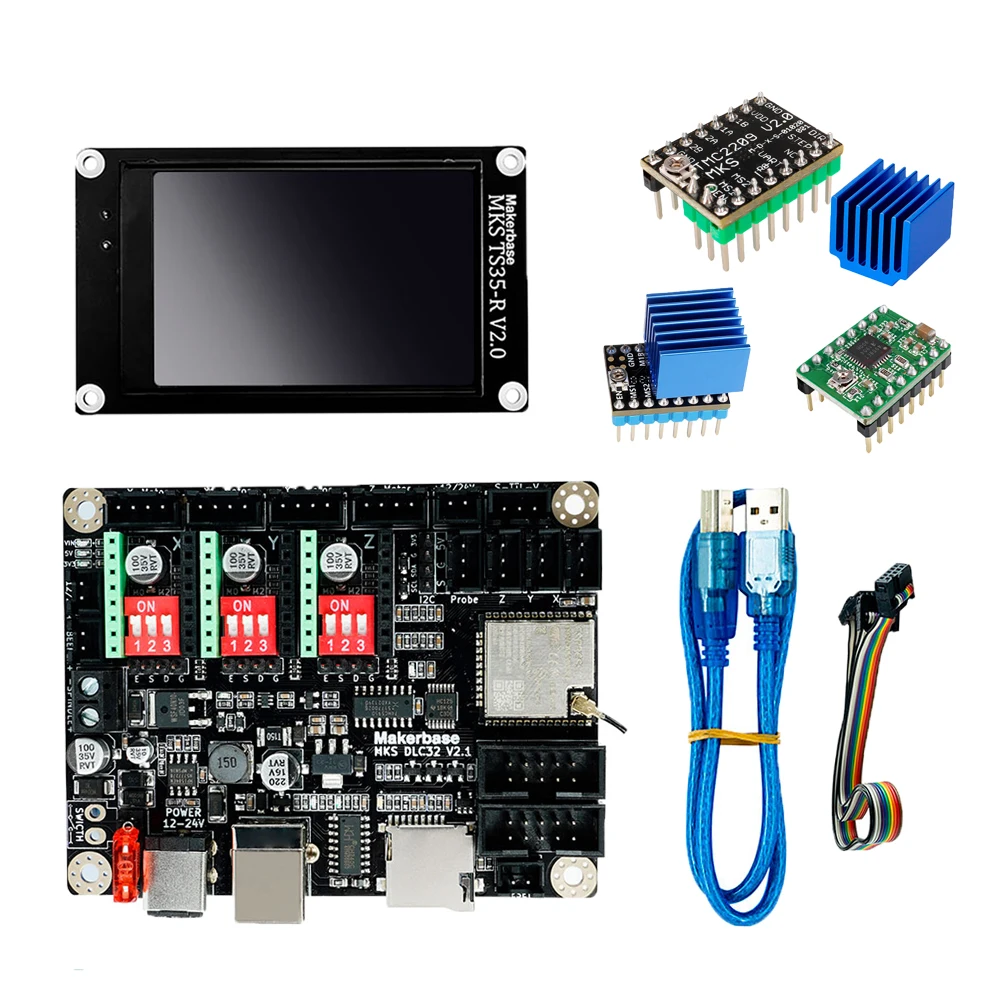 Плата управления MKS DLC32 32 бита ESP32 GRBL автономное управление дисплей с сенсорным