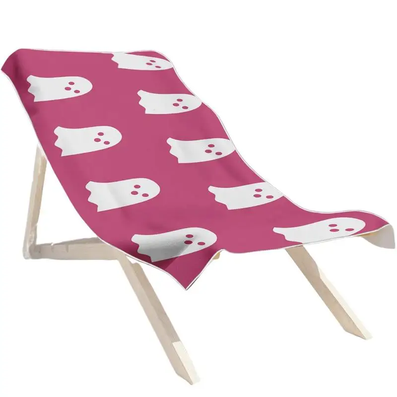 

Halloween Ghost Bathroom Towels 59x29 Inch Halloween Bath Towels Double Stitching Super Absorbent Quick Dry Pink Halloween Decor