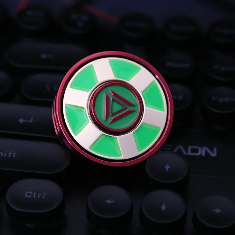 Светящийся круглый Спиннер EDC металлический фиджет-Спиннер с тыквой гироскоп для