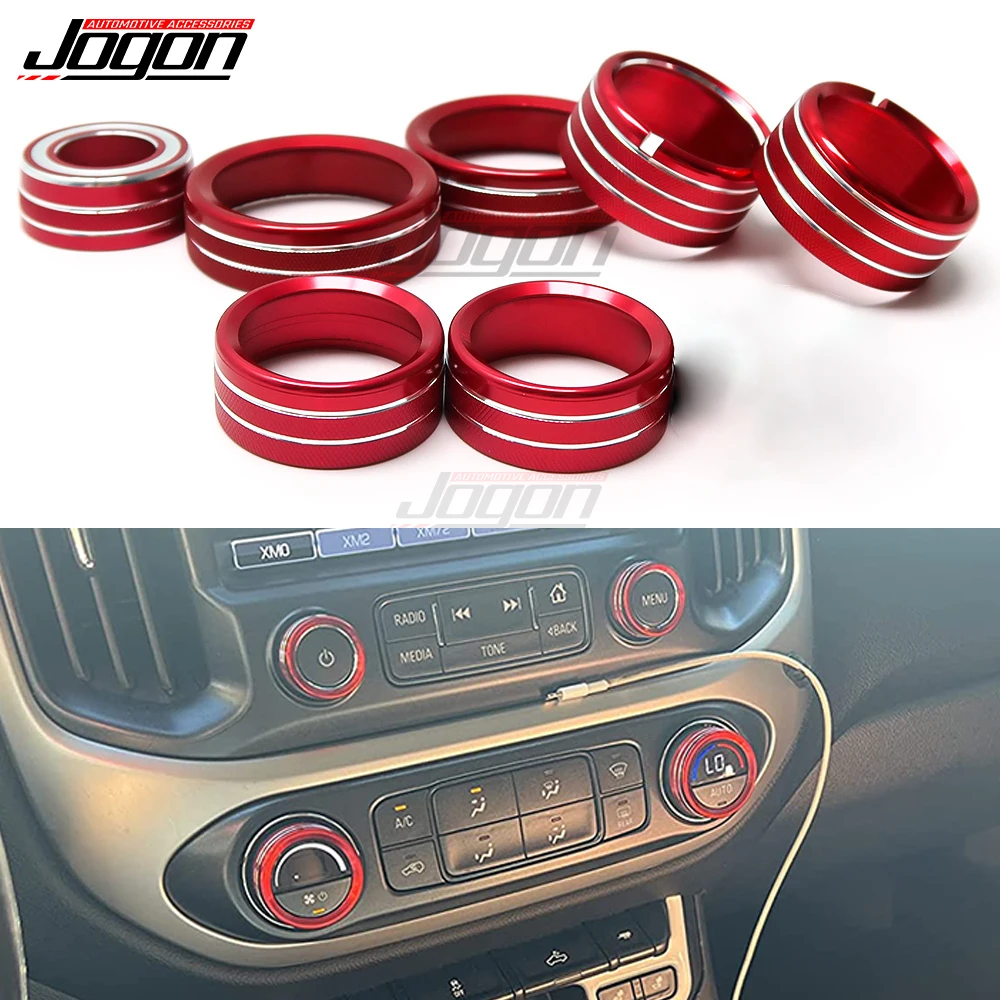 Крышка для ручки переключателя кондиционера, накладки на кольцо для Chevy, Chevrolet, Колорадо, авто, меню, аксессуары для интерьера Крышка для ручки переключателя кондиционера, накладки на кольцо для Chevy, Chevrolet, Колорадо, авто, меню, аксессуары для интерьера