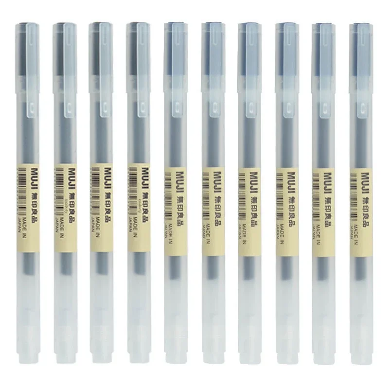 

Гелевые ручки MUJI 0,38 мм/0,5 мм, набор из 10 штук