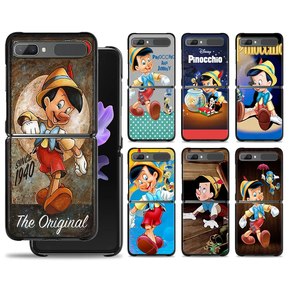 Чехол для телефона Samsung Galaxy Z Flip Z Flip3, жесткий матовый чехол из поликарбоната с рисунком дедушки из мультфильма «История Пиноккио» Дисней