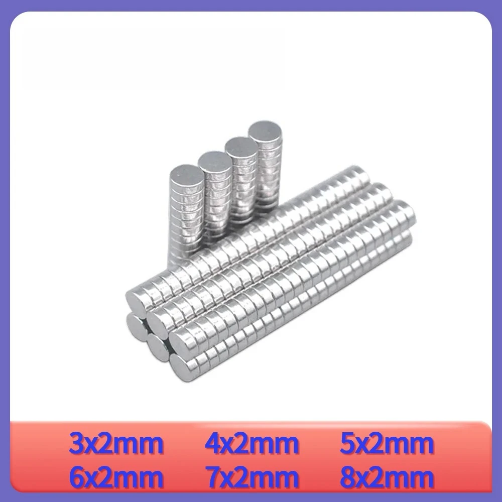 

Магниты круглые 5x2 мм