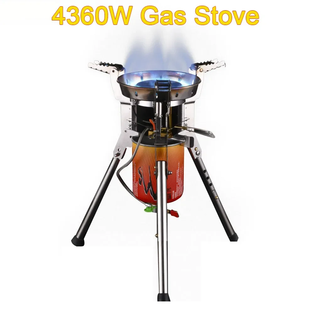 BRS-69 4360 Вт уличная газовая плита с регулируемой высотой Складная горелка