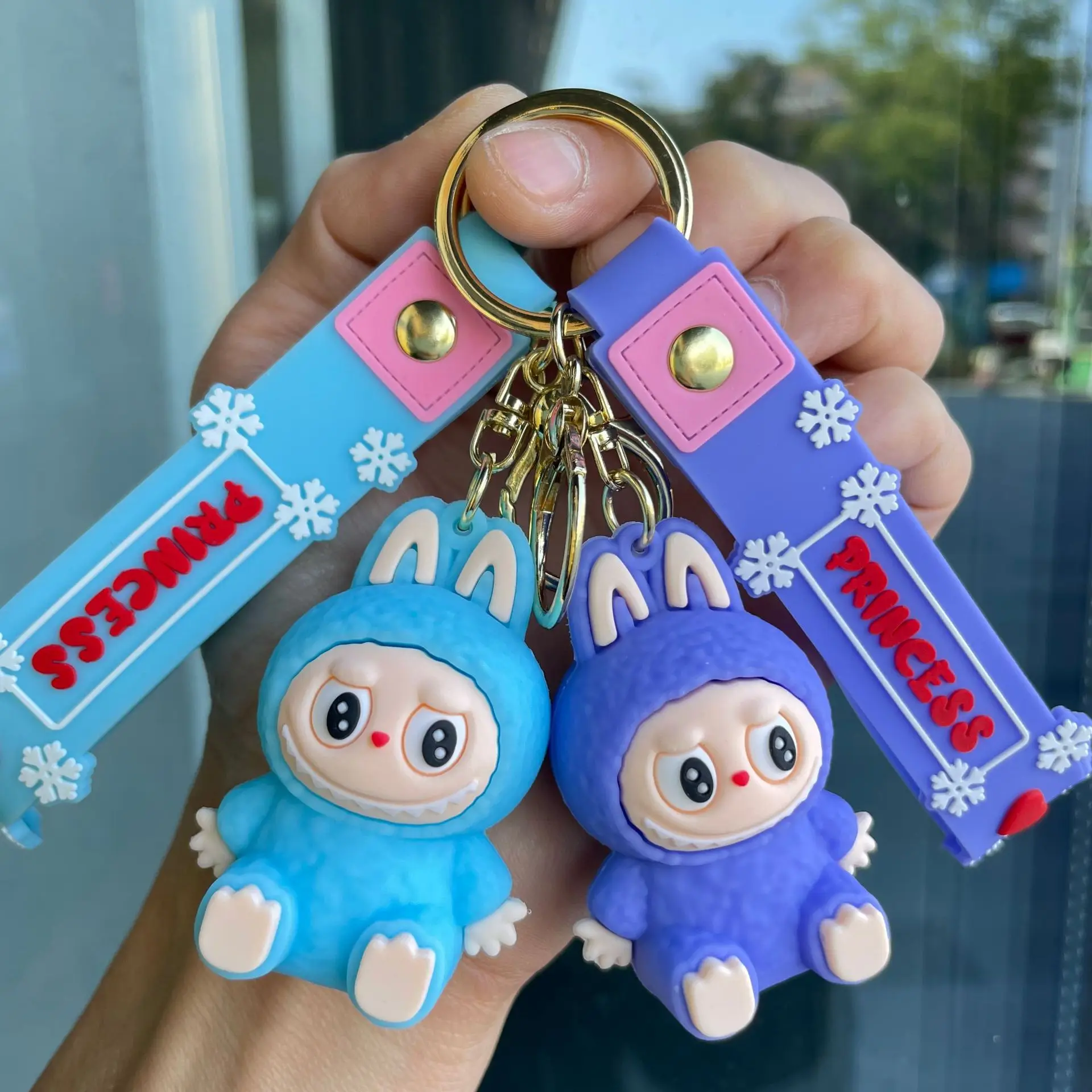 Брелок с рисунком Labubu labubu каваи сумка для книги подвеска автомобильный брелок
