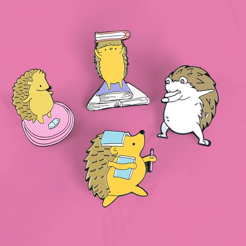 Весовые весы брошь для чтения книг сумка одежда значок на лацкан забавные