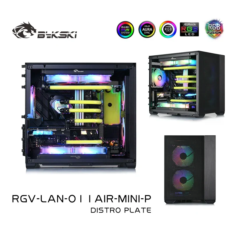 Bykski RGV-LAN-O11AIR-MINI-P дистро-плита для корпуса LIANLI O11 AIR MINI резервуар воды насос