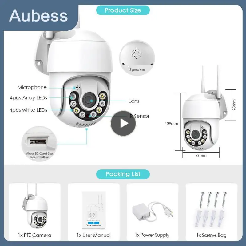 

Hd Cctv Camera Support Pc Cms Ai Human Detect Wireless Wifi Ip Camera Surveillance Camera Camera Security Camera Auto Tracking