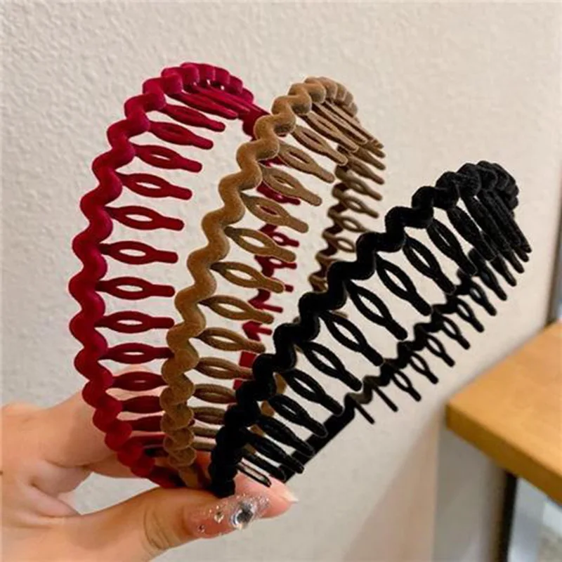 

Women Headband Girls Vintage Knit Hair Bands Soft Hairband Headwear Hair Rubbers Elastic Hair Bands Hair Hoop