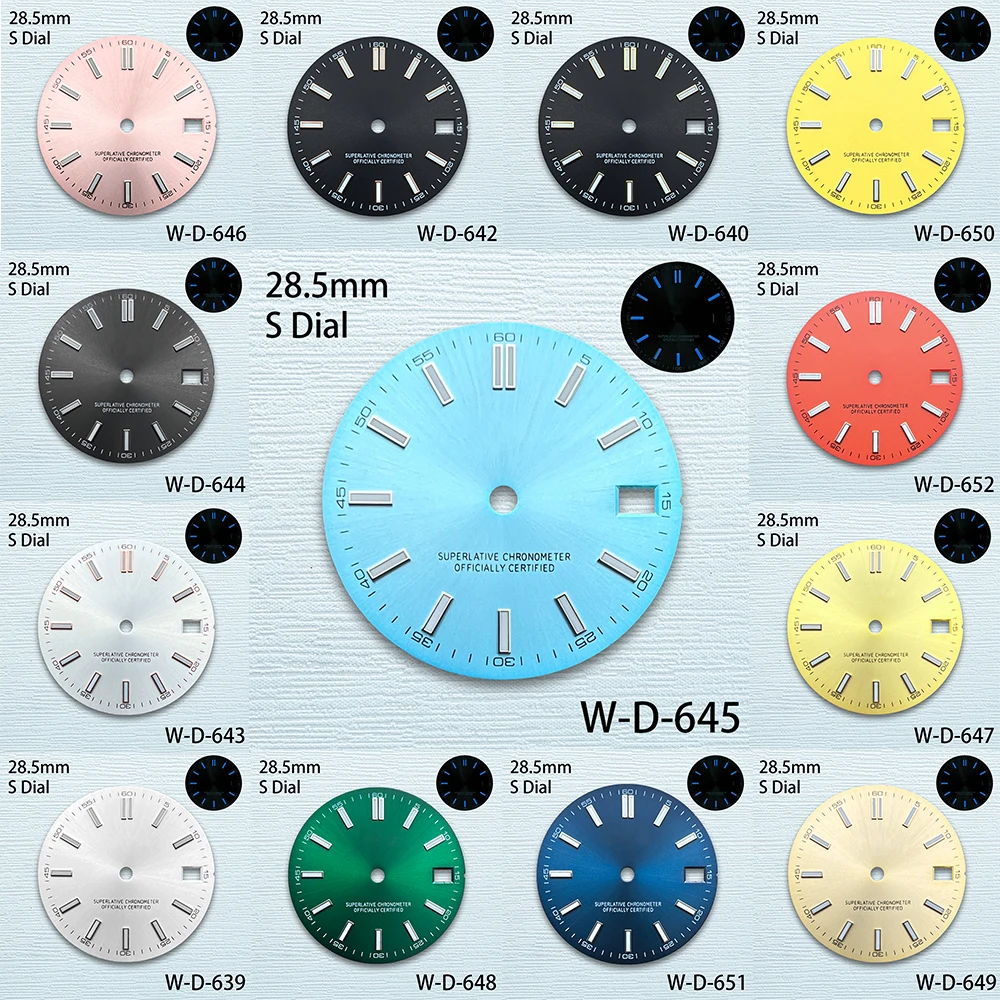 Циферблат с логотипом S 28 5 мм подходит для NH35/NH36/4R японский автоматический