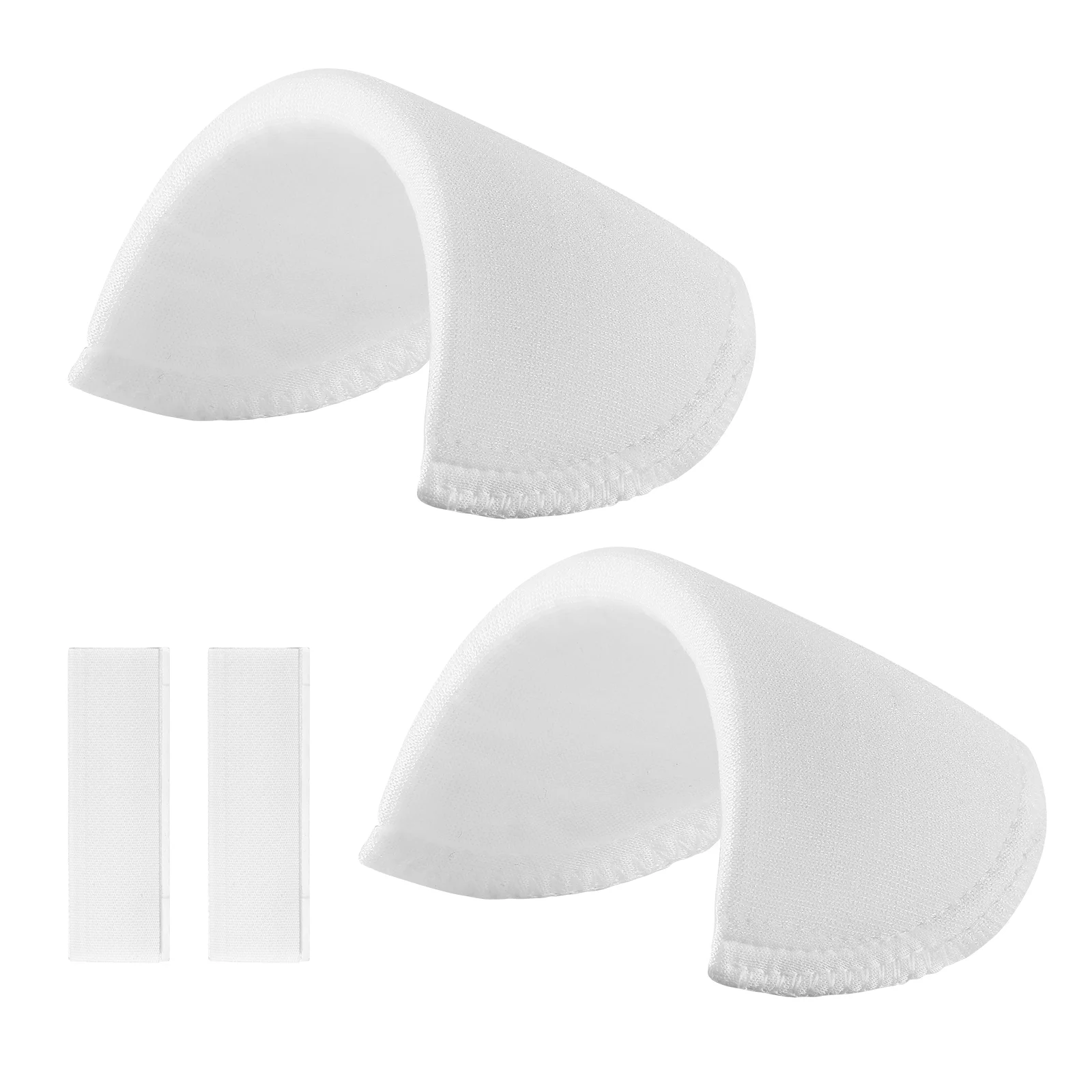 

Shoulder Pads Pad Women Clothing Enhancer Womens Sewing Foam Clothes Adhesive Silicone Suit Covered Push Up Blazer Padding White