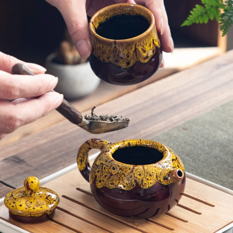 Портативный дорожный чайный сервиз для отдыха на открытом воздухе кемпинга