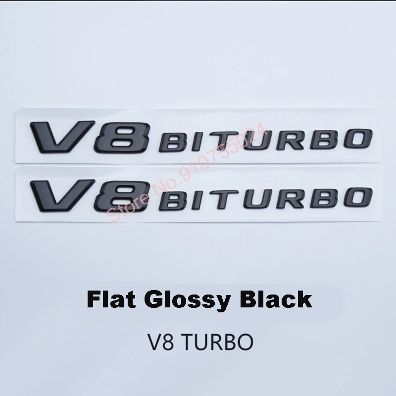 

2 шт., наклейки-эмблемы V8 BITURBO