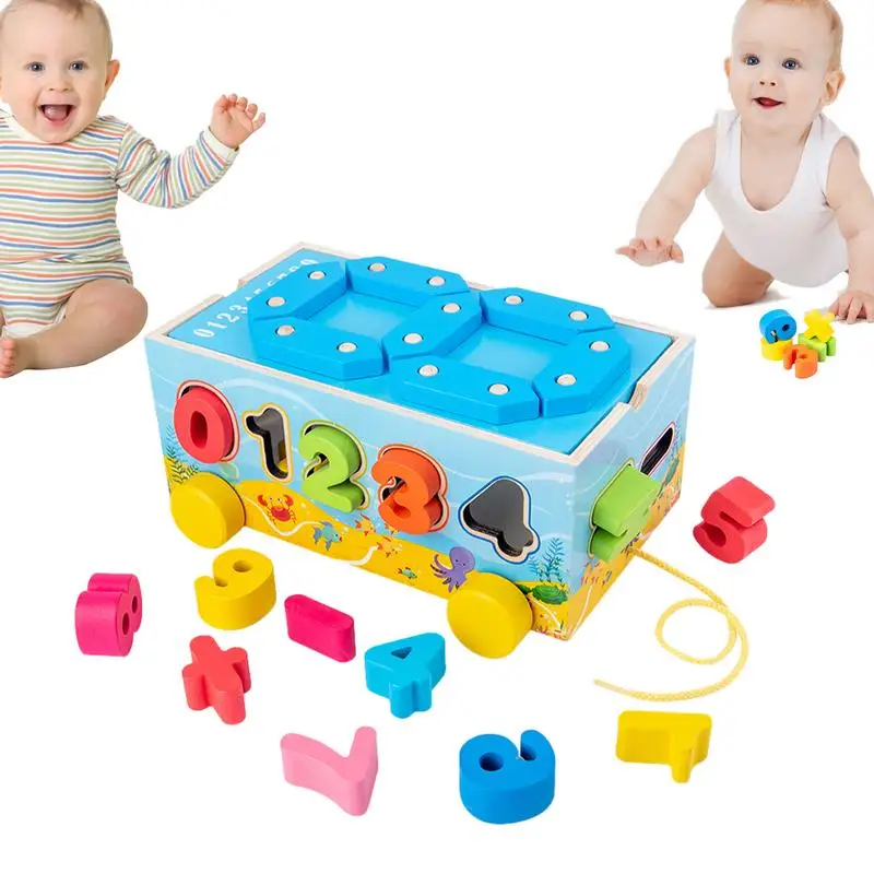 

Разноцветные математические блоки Монтессори, Сортировочная игрушка для детей, Сортировочная игра, подходящая форма чисел обучающая игрушка