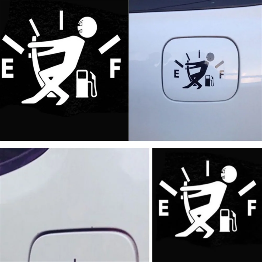 

Funny Car Stickers Decal Fuel Gage Empty for mazda cx-3 honda civic 2006-2011 citroen berlingo mercedes benz citroen c3 4x4